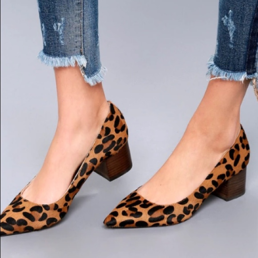 Sole Society Andorra leopard print pumps